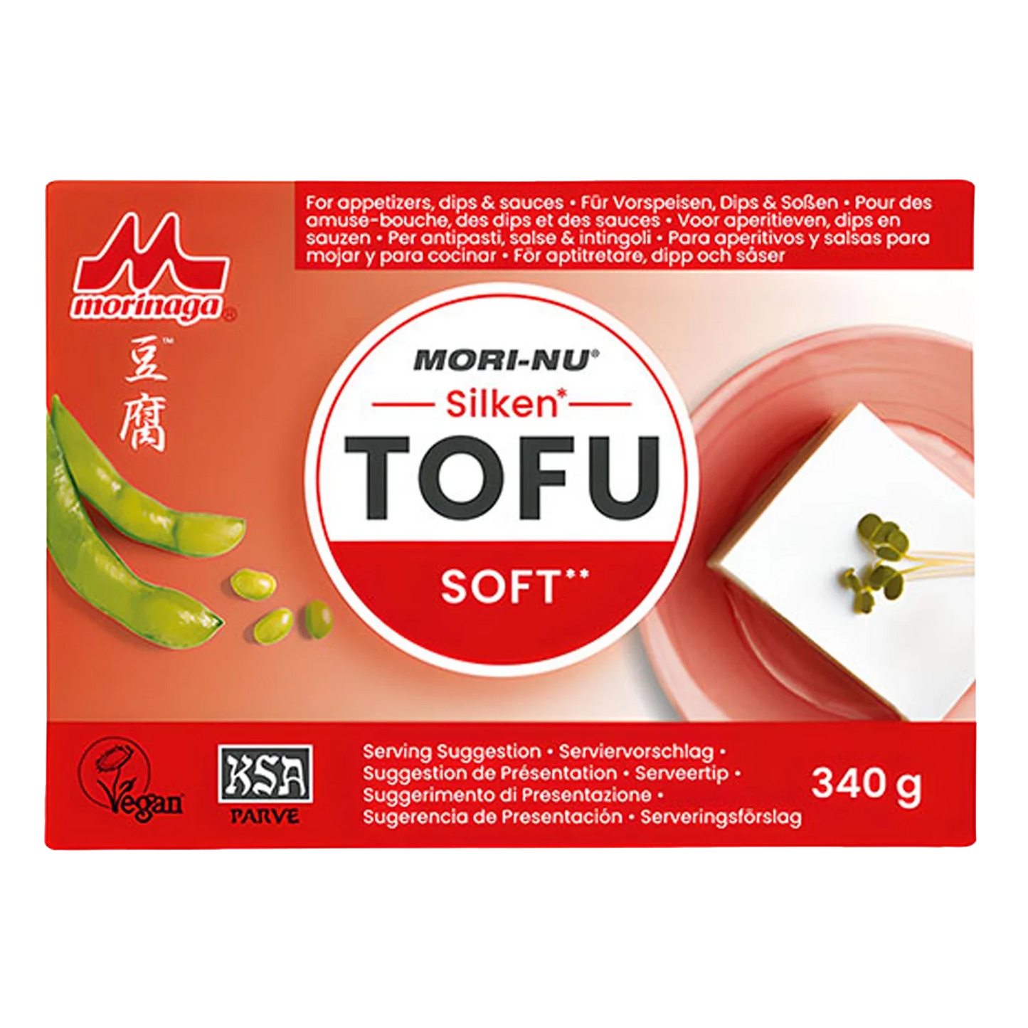 MORINAGA Mori-Nu 340G Silken Tofu Soft/Weich