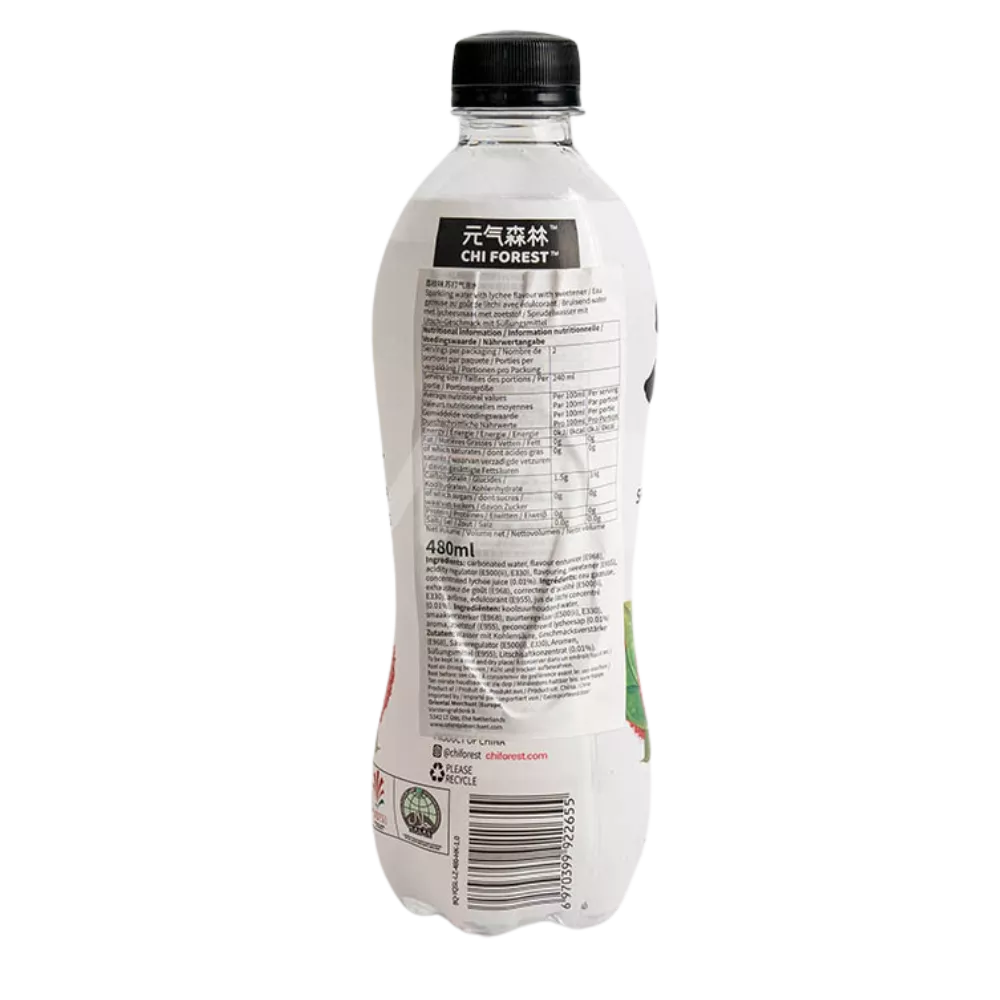 CHI FOREST Sprudelwasser Lycheegeschmack 480ML