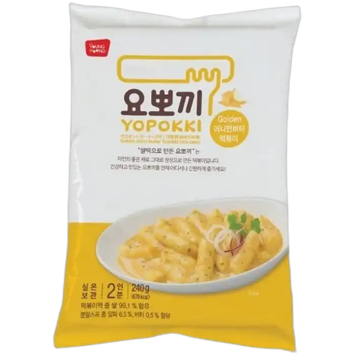 YOUNGPOONG Yopokki 240G Golden Onion Butter Pouch