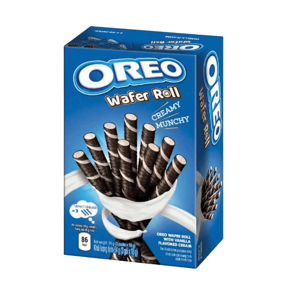 OREO Waffel-Rolle Vanille 54G