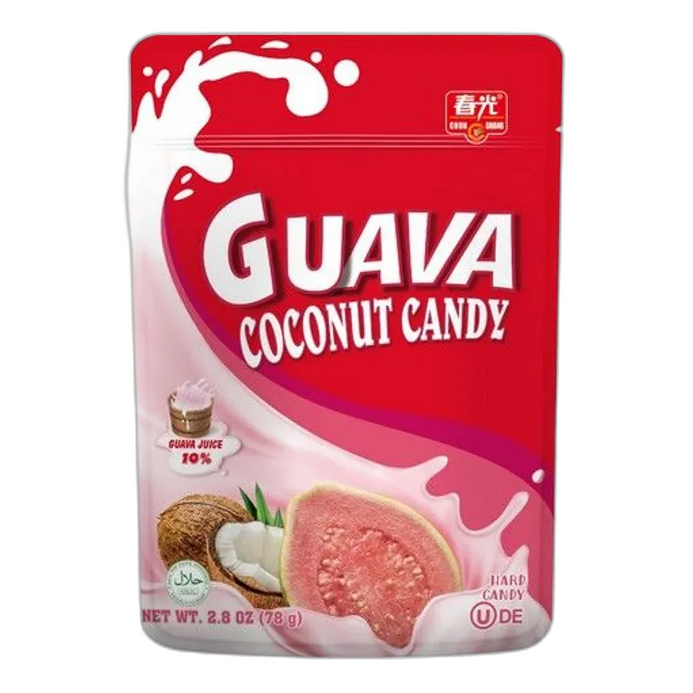 CHUN GUANG Guava Coconut Candy – Guave-Kokos Bonbons 78g