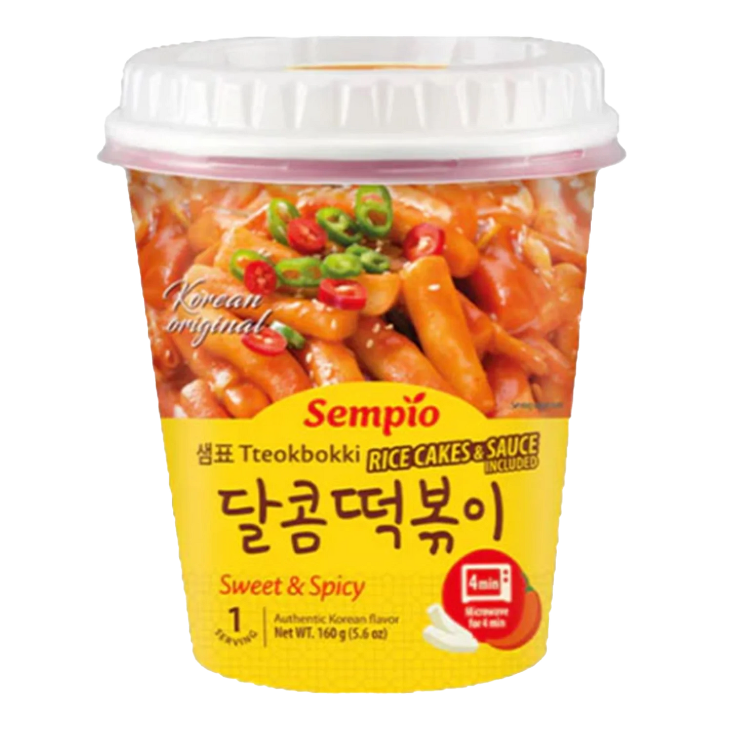 SEMPIO Tteokbokki m.Sauce Sweet&Spicy Cup 160G
