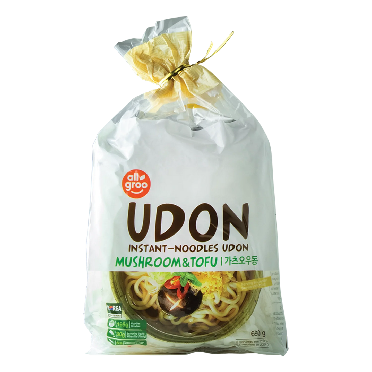 ALLGROO Udon Mushroom & Tofu 690G