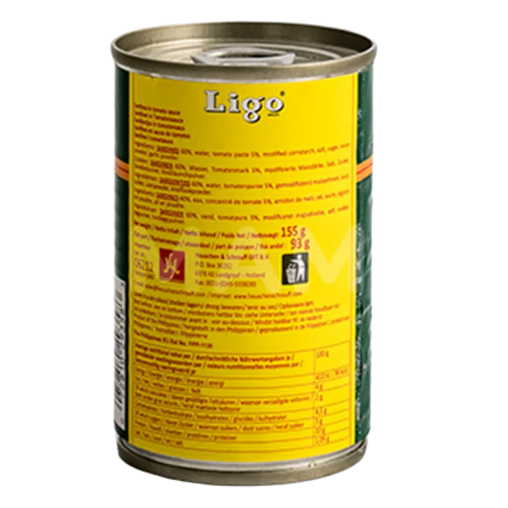 LIGO Sardinen Tom. Sauce Grün Dose 155G
