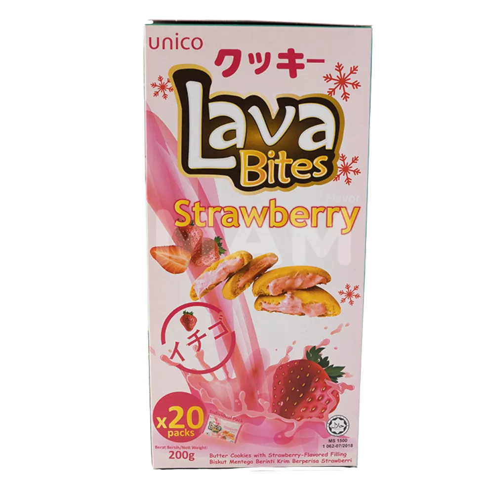 MY Lava Bites Cookies Strawberry 200G