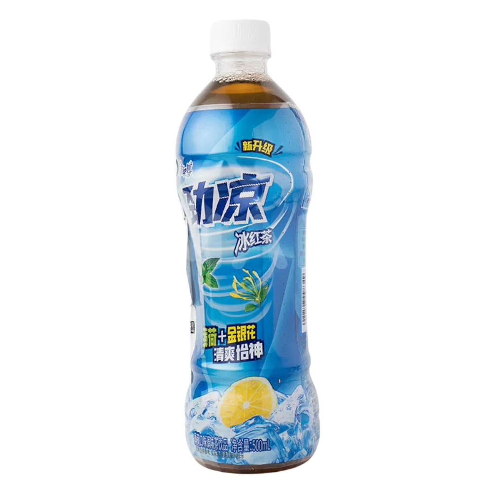 MASTER KONG Schwarztee Mit Minze 500ML