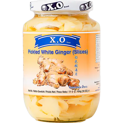 X.O Pickled Ginger White Slices 454G