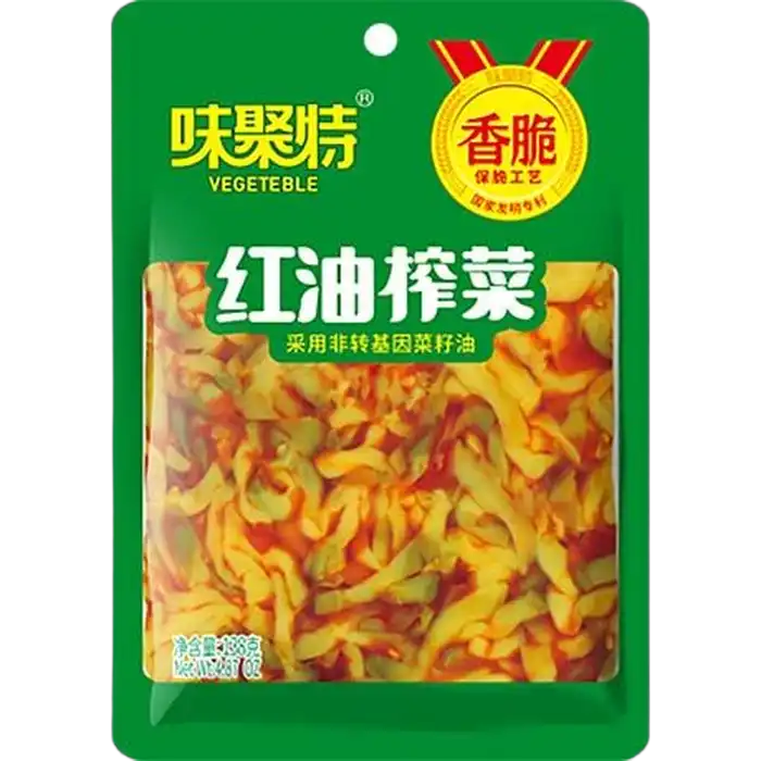 Pickled mustard vegetables with chili 138G