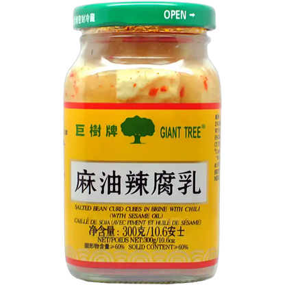 GIANT TREE Brand Beancurd Mit Chili 300G