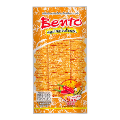 BENTO Seafood Snack 20G Namprik Thai Orig.Flav.