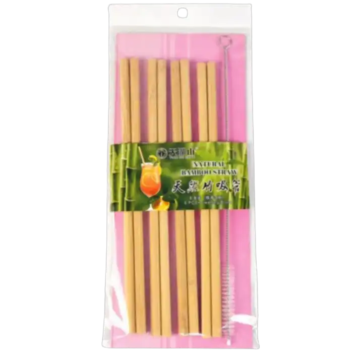 Bambus-Strohhalme 8Stk.