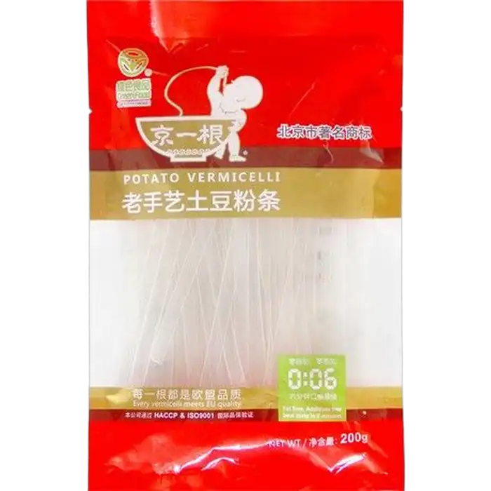 JING YI GEN Kartoffel- Nudeln Breit 200G