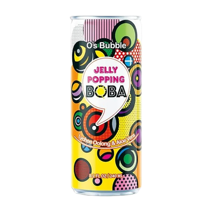 O'S Popping Boba Jelly Lychee Ds 240ML