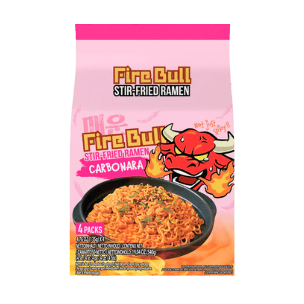 FIRE BULL Stir-Fried Ramen Carbonara 135G