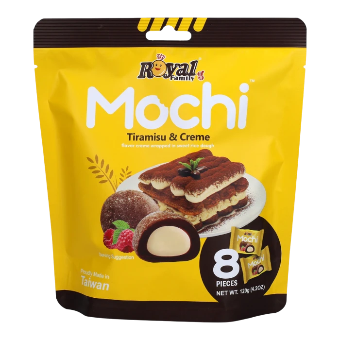 ROYAL FAMILY Mochi Tiramisu & Cream 120G