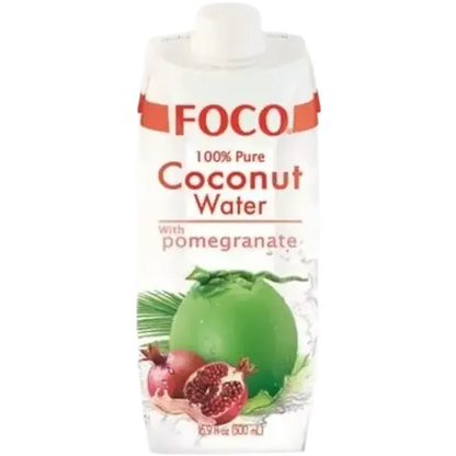 FOCO Kokoswasser mit Granatapfel 500ML