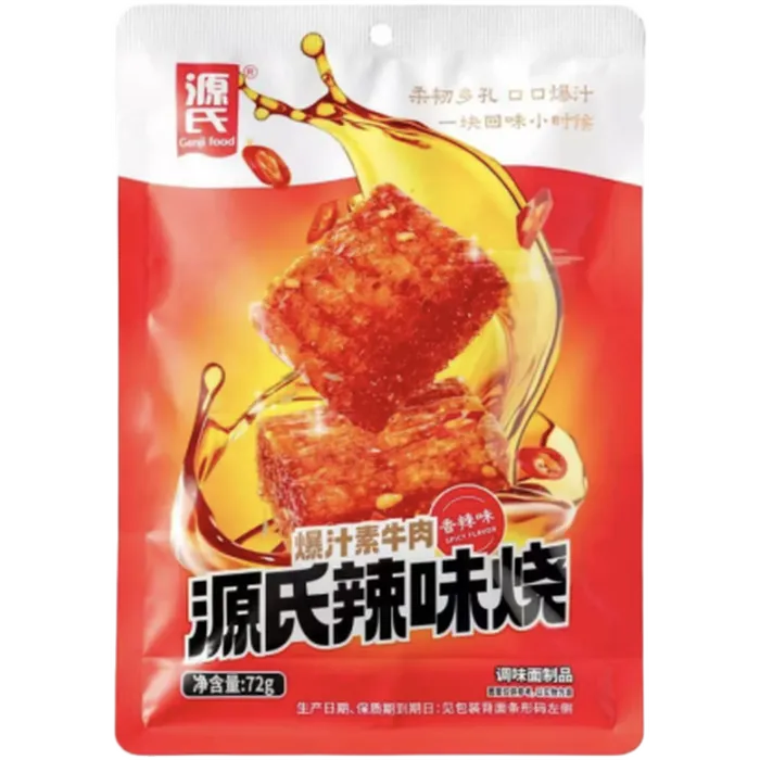 GENJI Gluten Chunk Burn Hot&Spicy 72G
