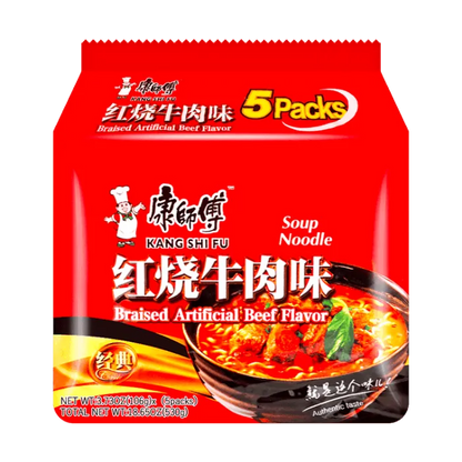 KANGSHIFU Instant Nudeln geschmortes Rind 5x106g