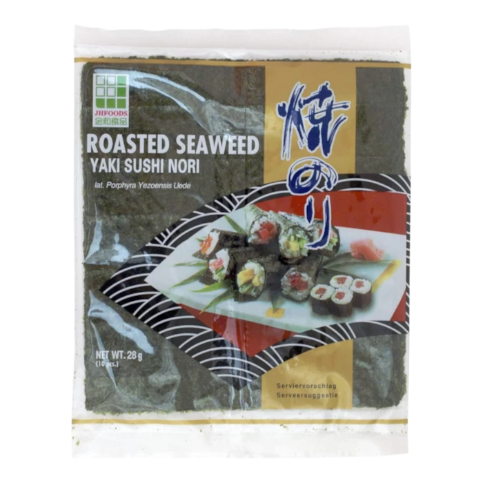 JHFOODS Seetang Geröstet Yaki Sushi Nori 28g