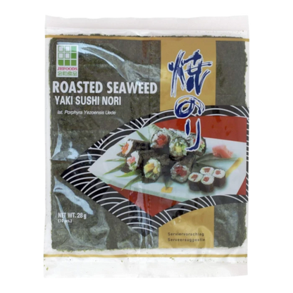 JHFOODS Seetang Geröstet Yaki Sushi Nori 28g