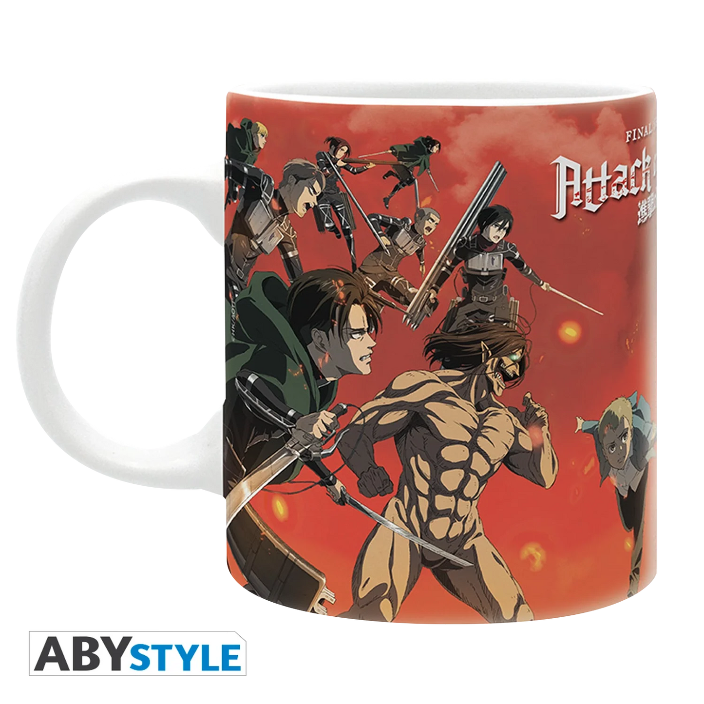 ATTACK ON TITAN Mug 320ml Battle Scene Season 4