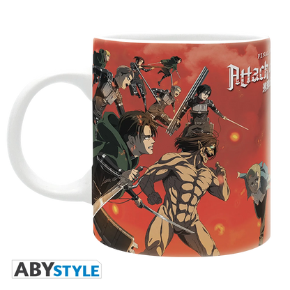 ATTACK ON TITAN Mug 320ml Battle Scene Season 4