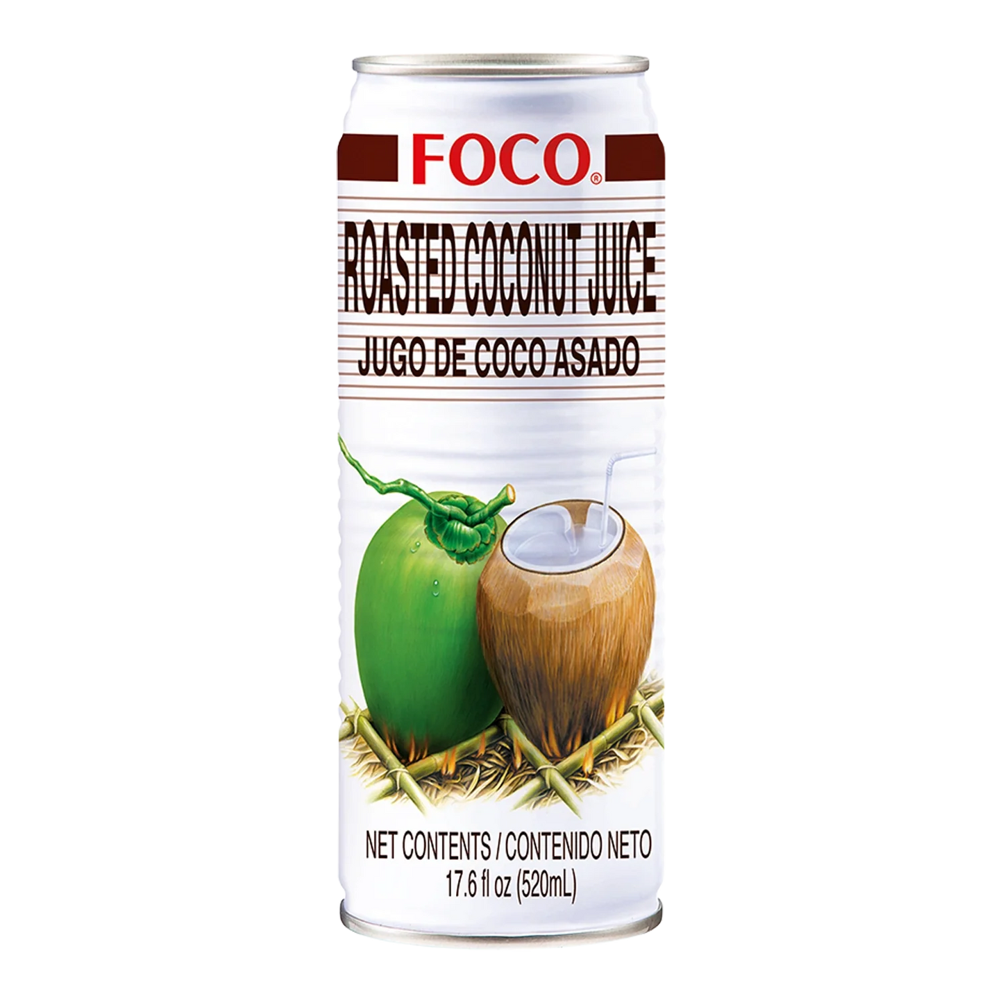 FOCO Kokosnusssaft mit Röstgeschmack 520ML