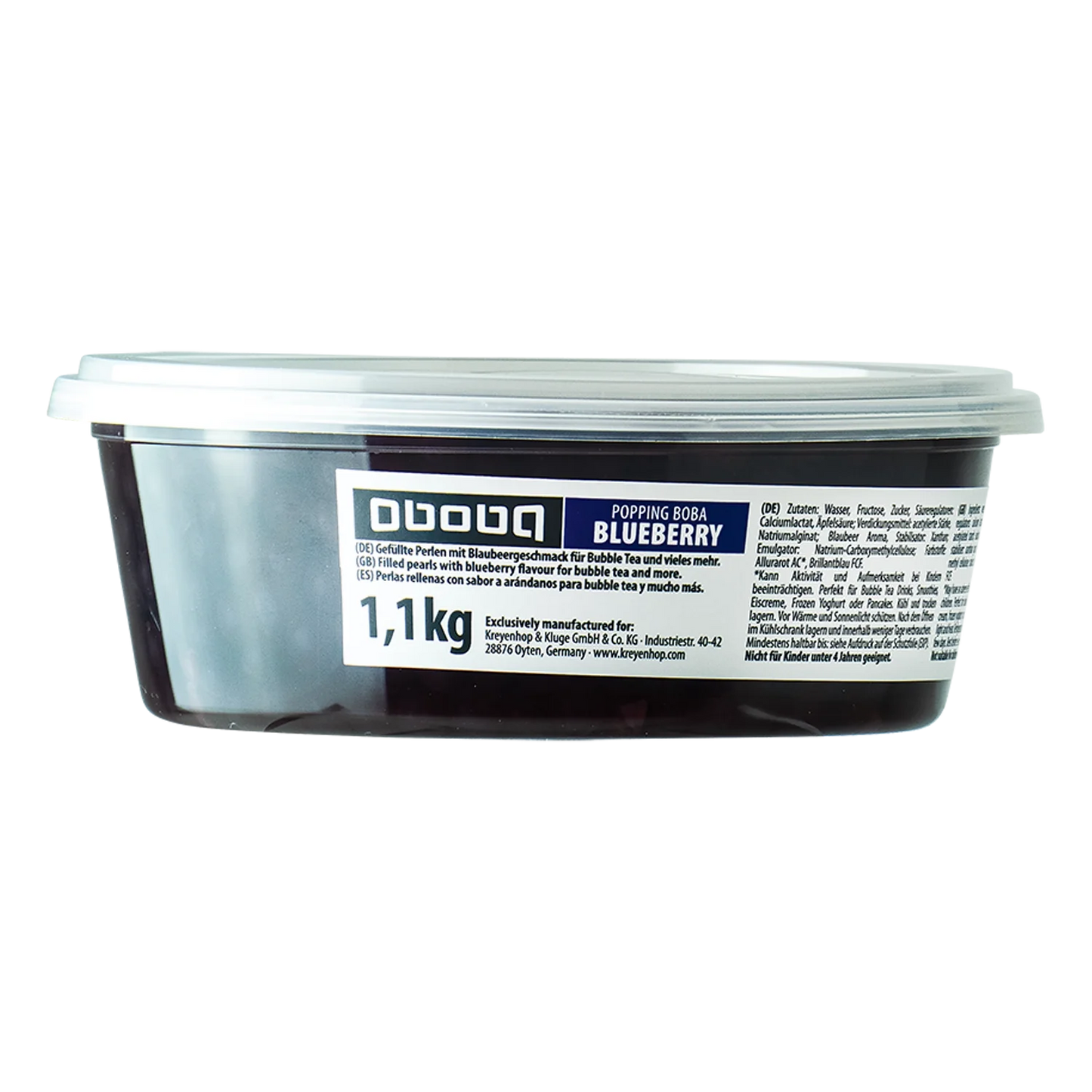OBOBA Popping Boba Blueberry 1,1KG