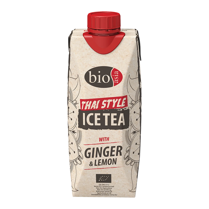 BIOASIA Bio Eistee mit Ingwer und Zitrone 500ML