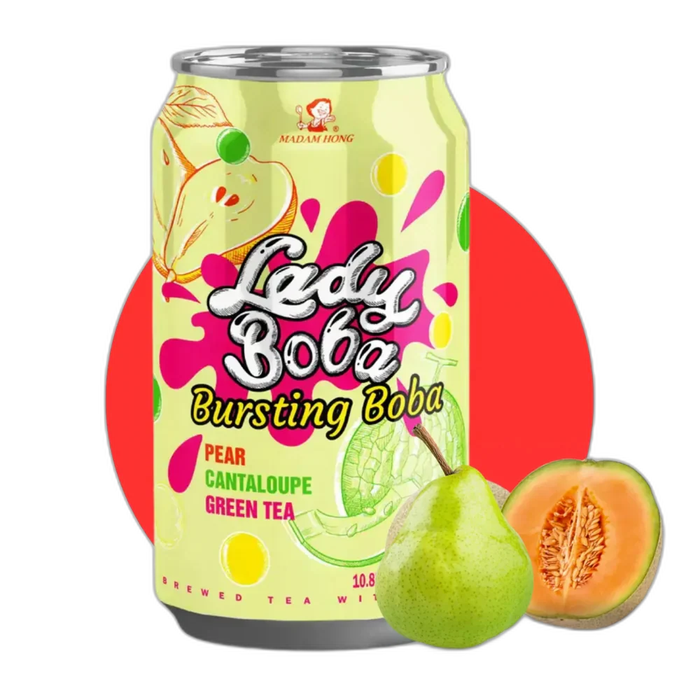 LADY BOBA Bubble Tea Pear Cantaloupe 320ML