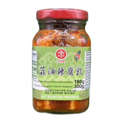 SZECHUAN TIAN FU Chili Beancurd Spicy 300G