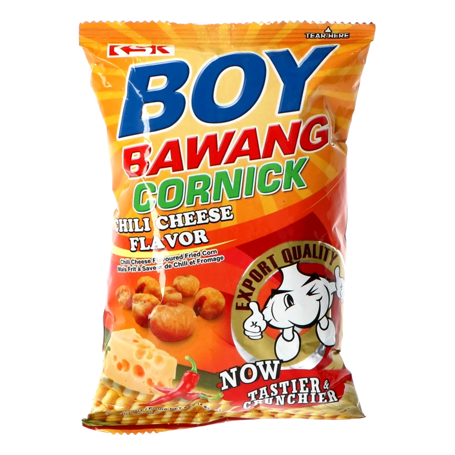 BOY BAWANG Cornick Chilli Cheese 100G