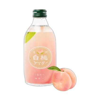 TOMOMASU Peach Soda 300ml – Japanische Pfirsich-Limonade