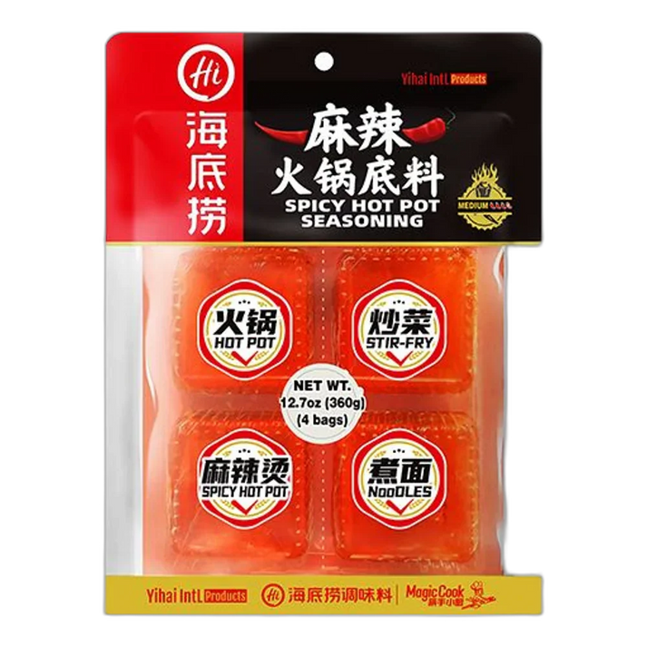 HAIDILAO Spicy Flavour Hot Pot Seasoning (4x90G)