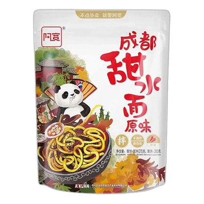 BAIJIA Sweet&Spicy Inst. Noodles (Beutel weiß)270G