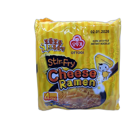 OTTOGI Cheese Ramen Stir- Fry Multipack 4x120G