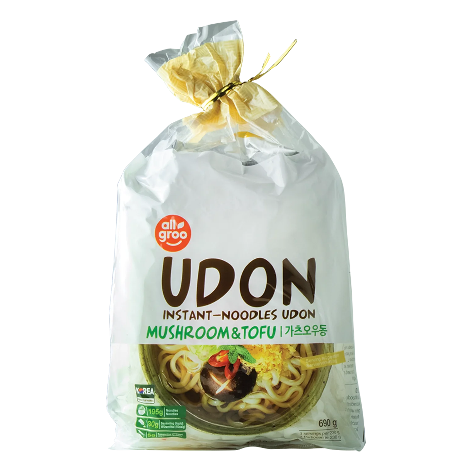 ALLGROO Udon Mushroom & Tofu 690G