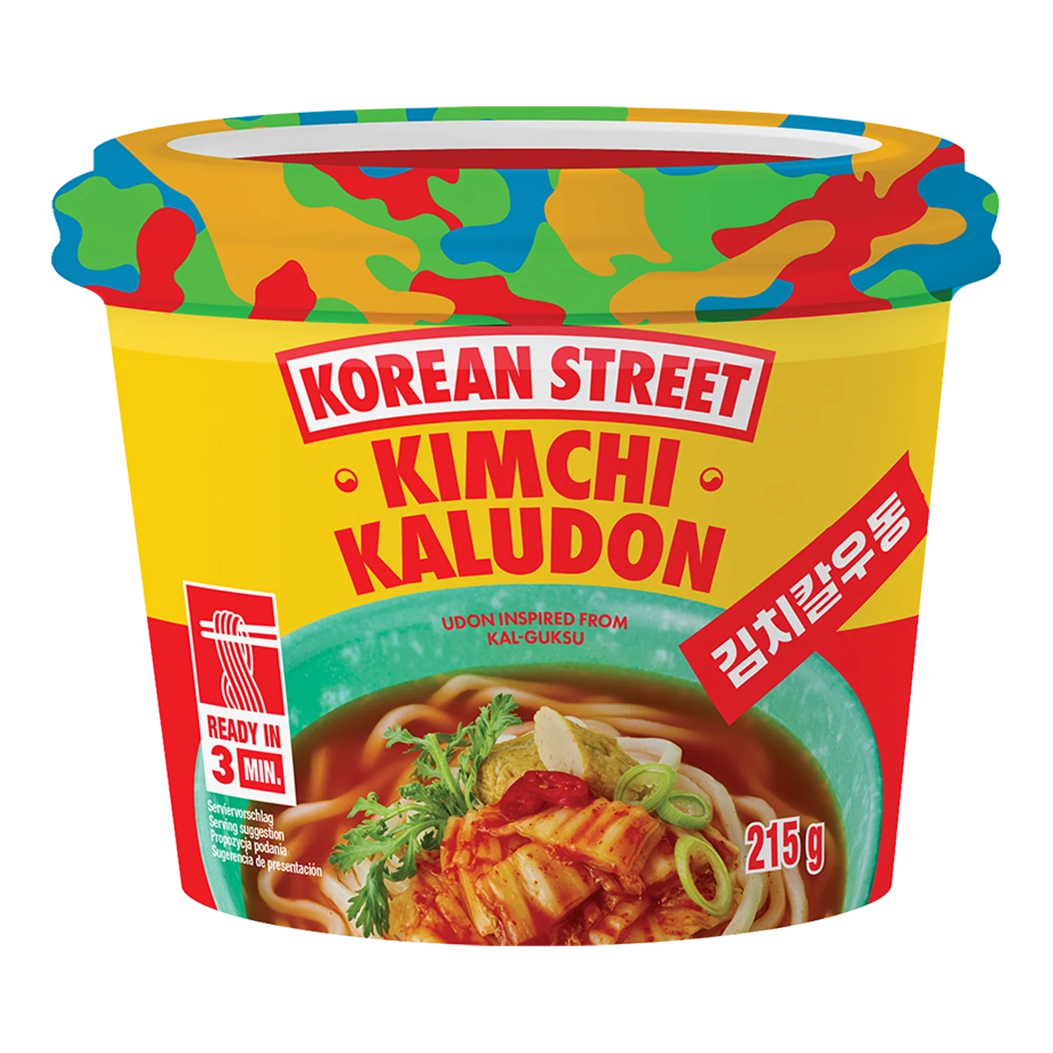 KOREAN STREET Inst. 215G Noodles Kaludon Kimchi
