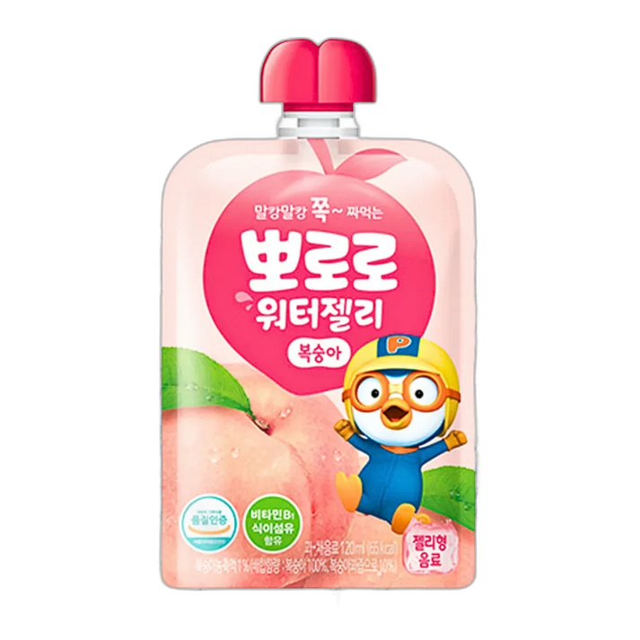 PALDO Pororo Water Jelly Peach Flavor 120ML