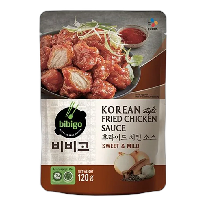 BIBIGO Korean Fried Chicken Sauce – Süß-scharfer Geschmack aus Korea | 120g