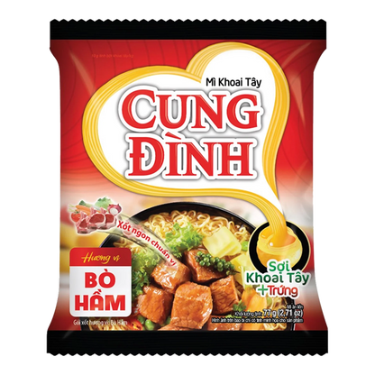 CUNG DINH Instant Nudeln Stewed Beef 77G