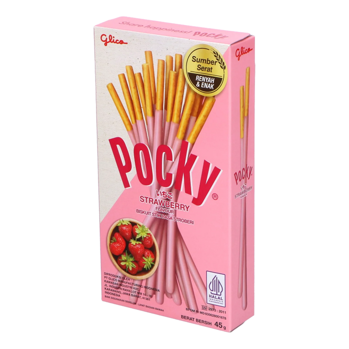 POCKY Biscuit Sticks Strawberry 45G