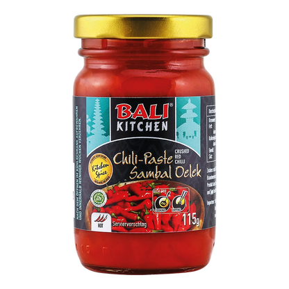 BALI KITCHEN Sambal Oelek Scharf 115G