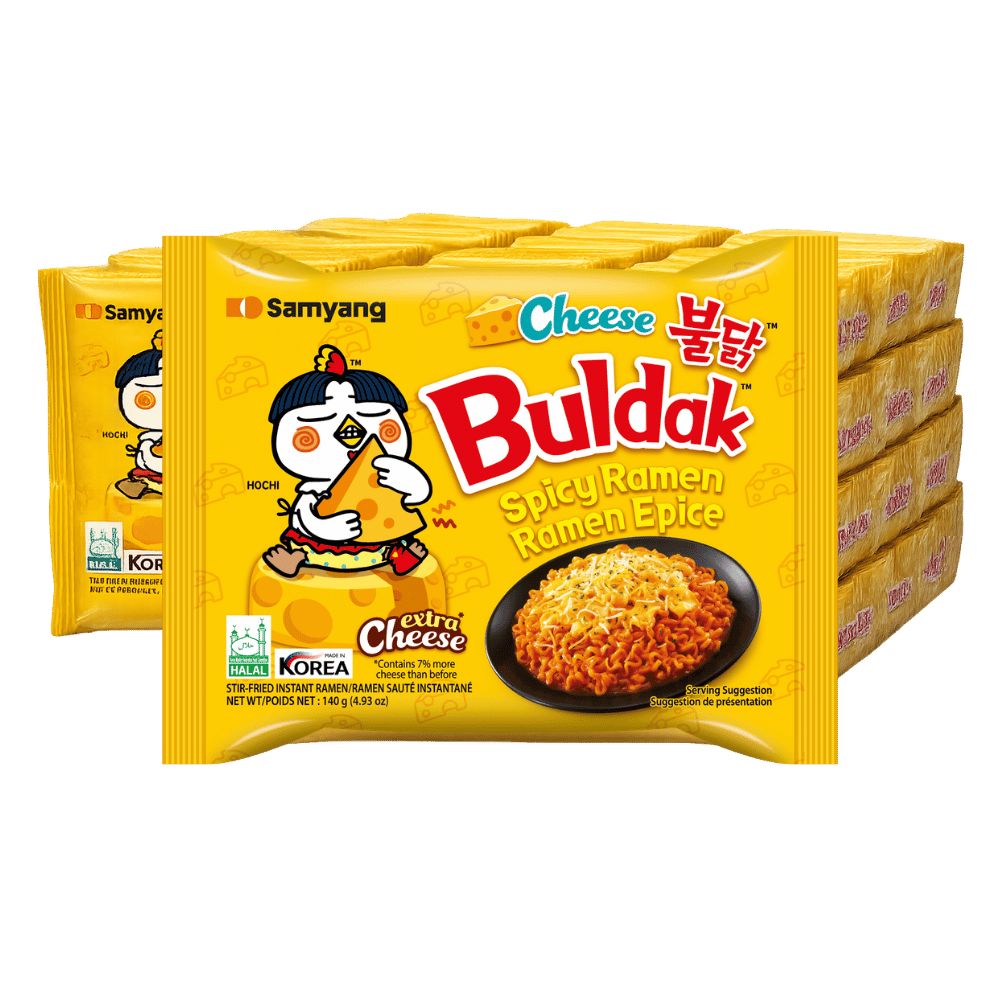 SAMYANG Buldak Cheese Instant Ramen Monatsvorrat 40 x 140G